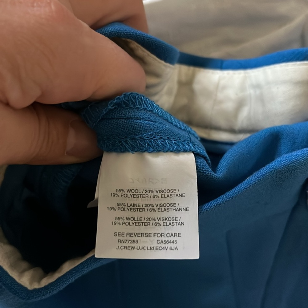 NWT JCrew Martie Wool Pants - Picture 9 of 9